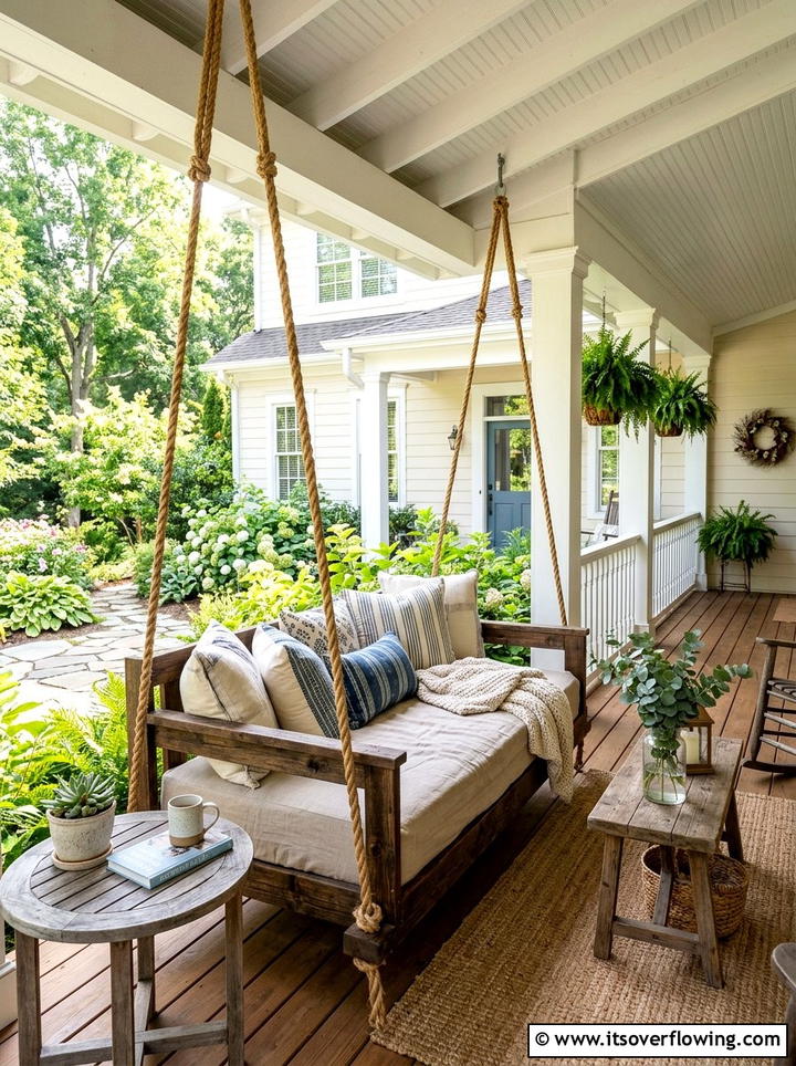 Front Porch Daybed - 25 front porch ideas for covered porch