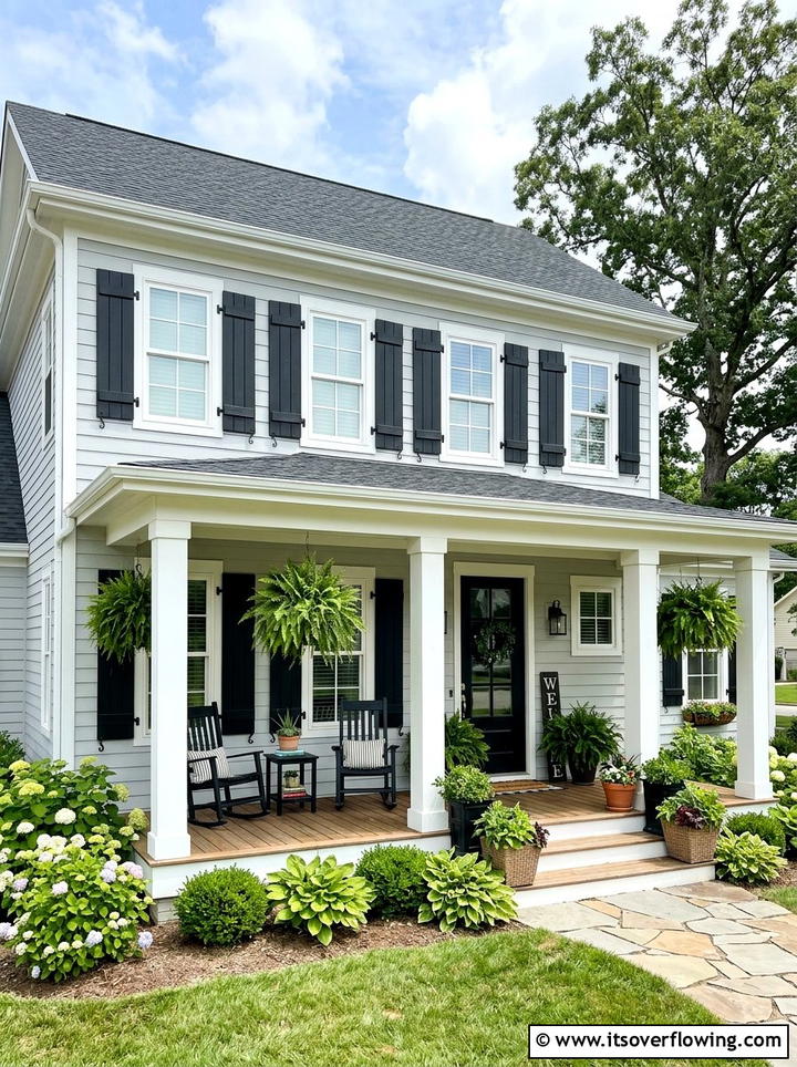 Front Porch Decorative Shutters - 25 front porch ideas for open porch