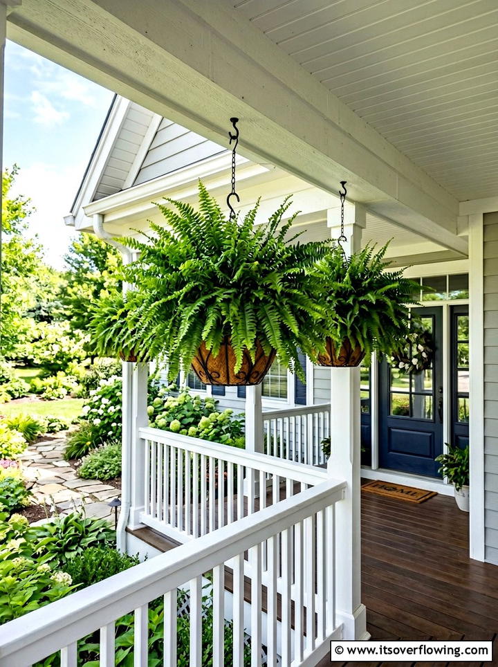 Front Porch Hanging Plants - 25 front porch ideas for curb appeal