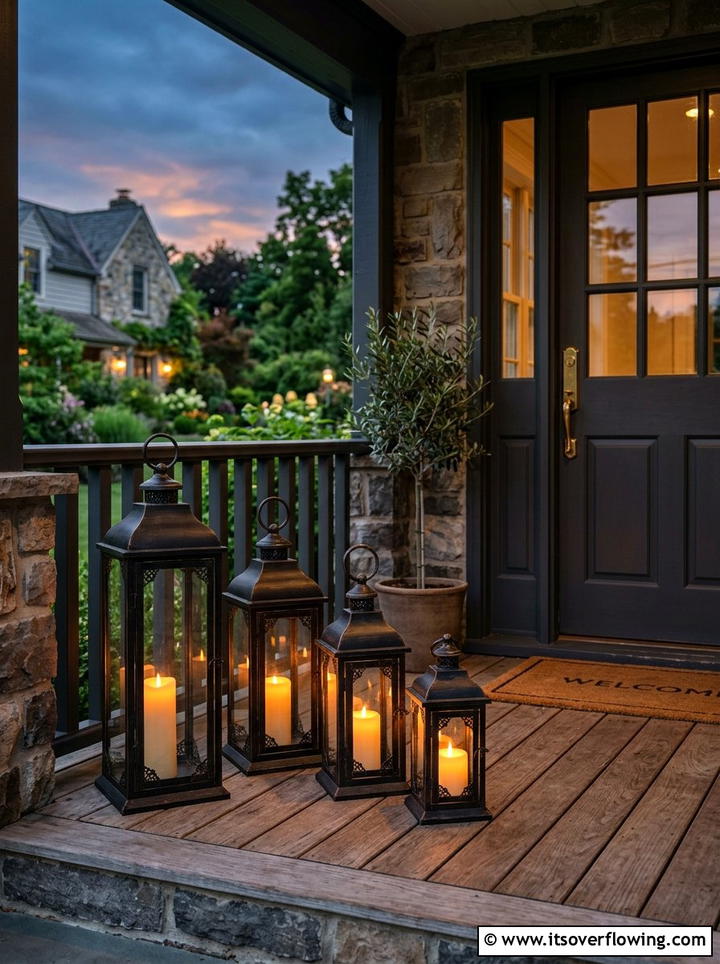 Front Porch Lanterns - 25 front porch ideas with summer decor