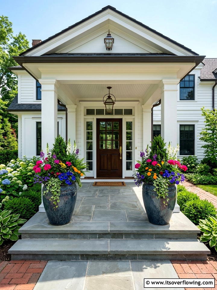 Front Porch Planters - 25 front porch ideas
