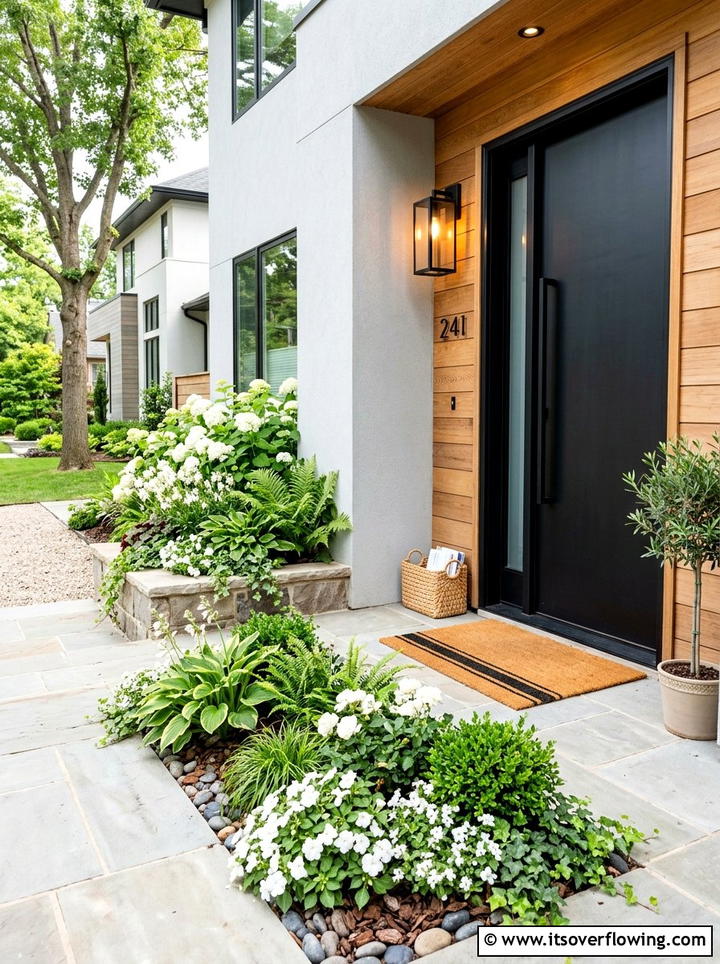 Front Porch Pocket Display - 25 creative garden ideas with pocket planters