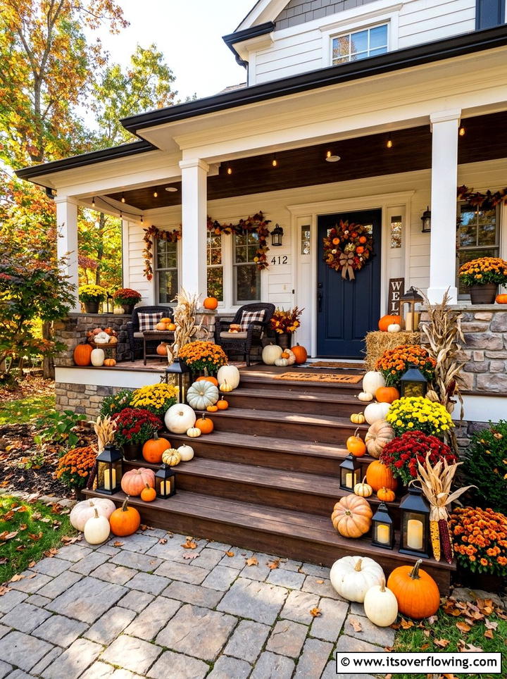 Front Porch Steps Decor - 25 front porch ideas for open porch