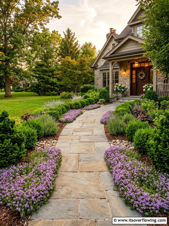 Front Yard Walkway With Plants - 25 small garden ideas for front yard