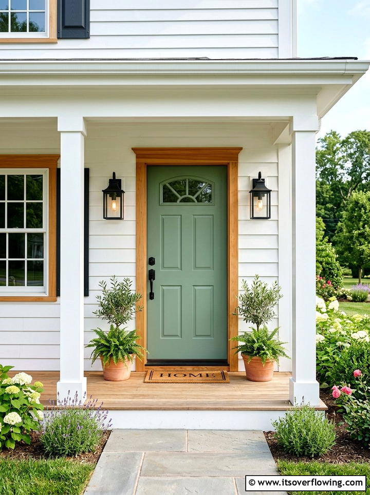 Front door paint colors - 25 front porch ideas for small porches