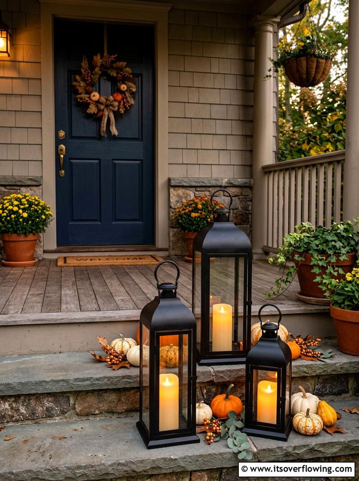 Front porch lanterns - 25 front porch decor ideas diy
