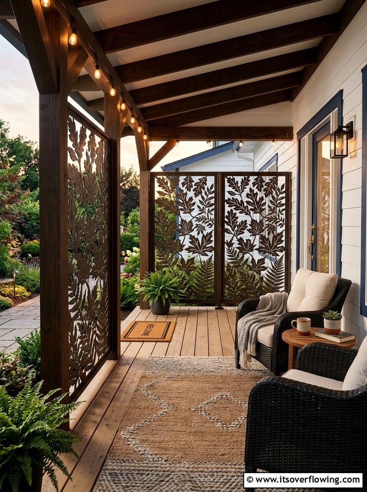 Front porch privacy screens - 25 front porch decor ideas