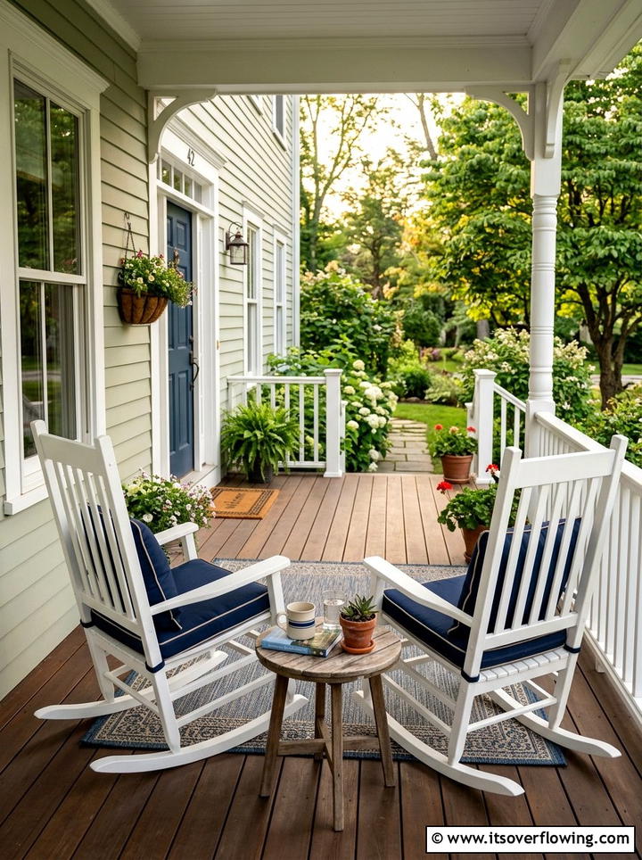 Front porch rocking chairs - 25 front porch decor ideas diy