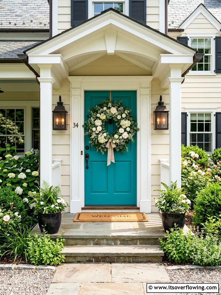 Front porch wreath - 25 front porch decor ideas diy