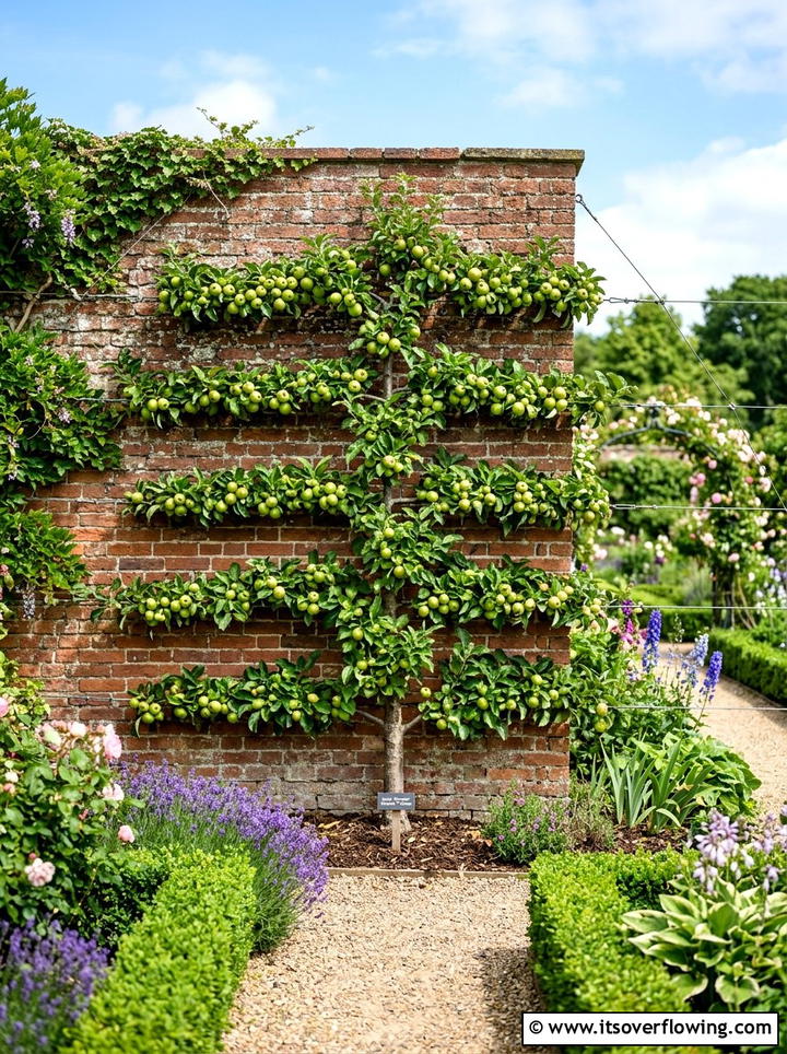Fruit Tree Espalier - 25 garden ideas with vertical gardens