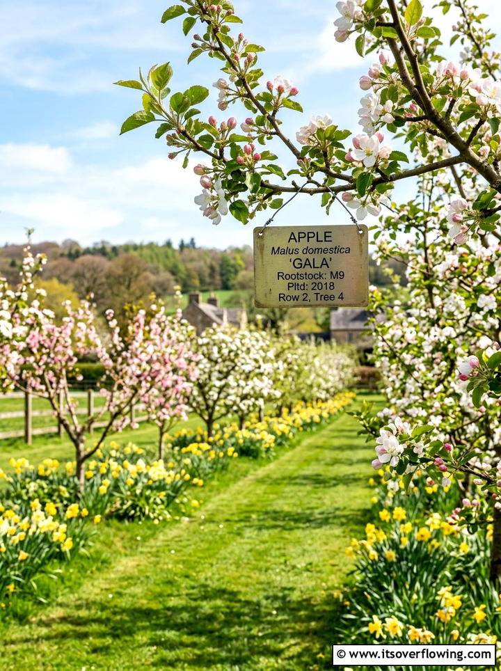 Fruit Tree Tag - 25 creative garden ideas with personalized signs