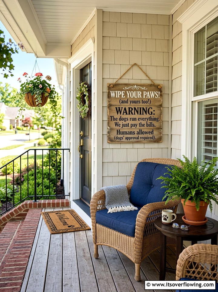 Funny front porch sign - 25 front porch ideas with signs and quotes