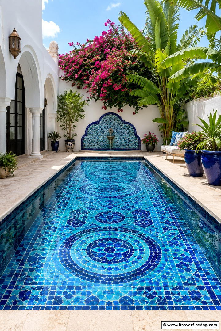 Futuristic Design Pool - 30 Small Pool Ideas for Compact Outdoor Living Spaces