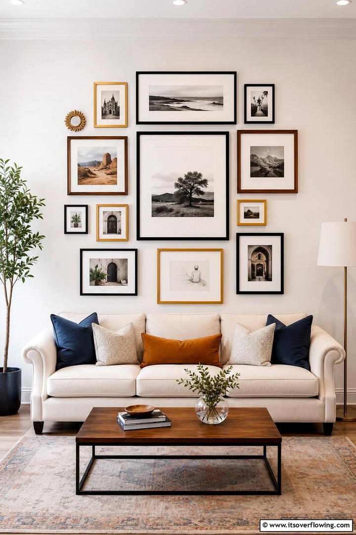 Gallery Wall Display - 30 Photo Display Ideas to Showcase Your Favorite Memories