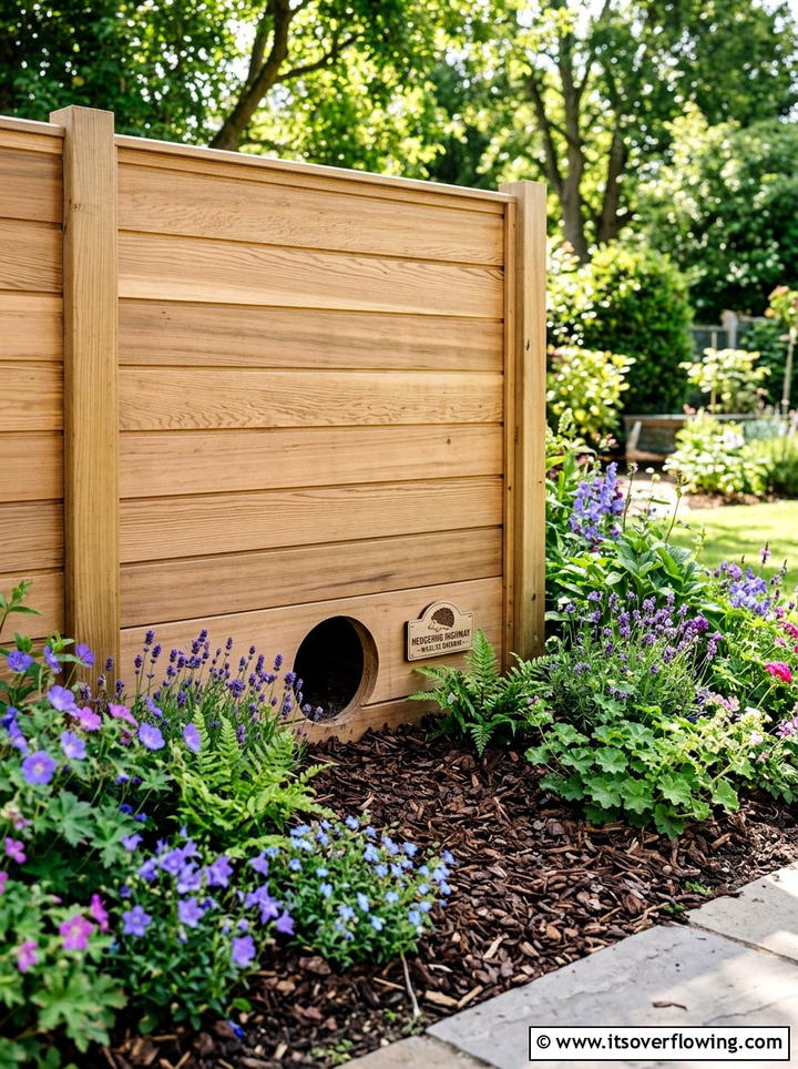 Gap Under Fence - 25 garden ideas for wildlife