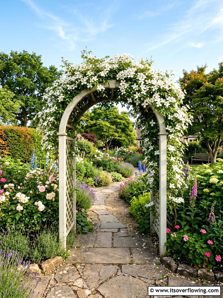 Garden Arch Trellis - 25 creative garden ideas for suburban homes