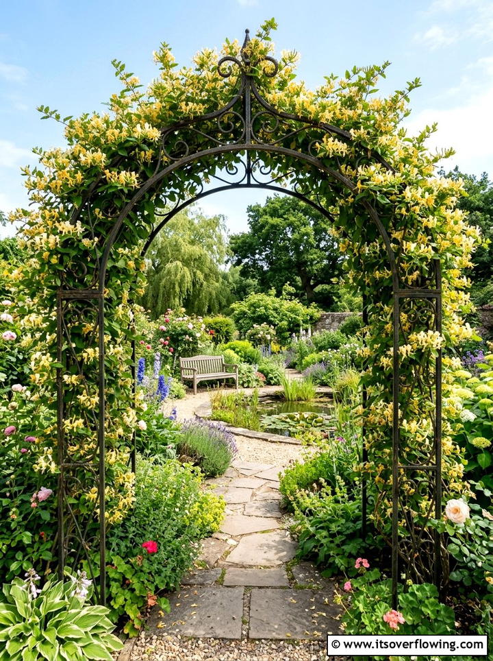 Garden Archway - 25 garden design ideas for cottage gardens