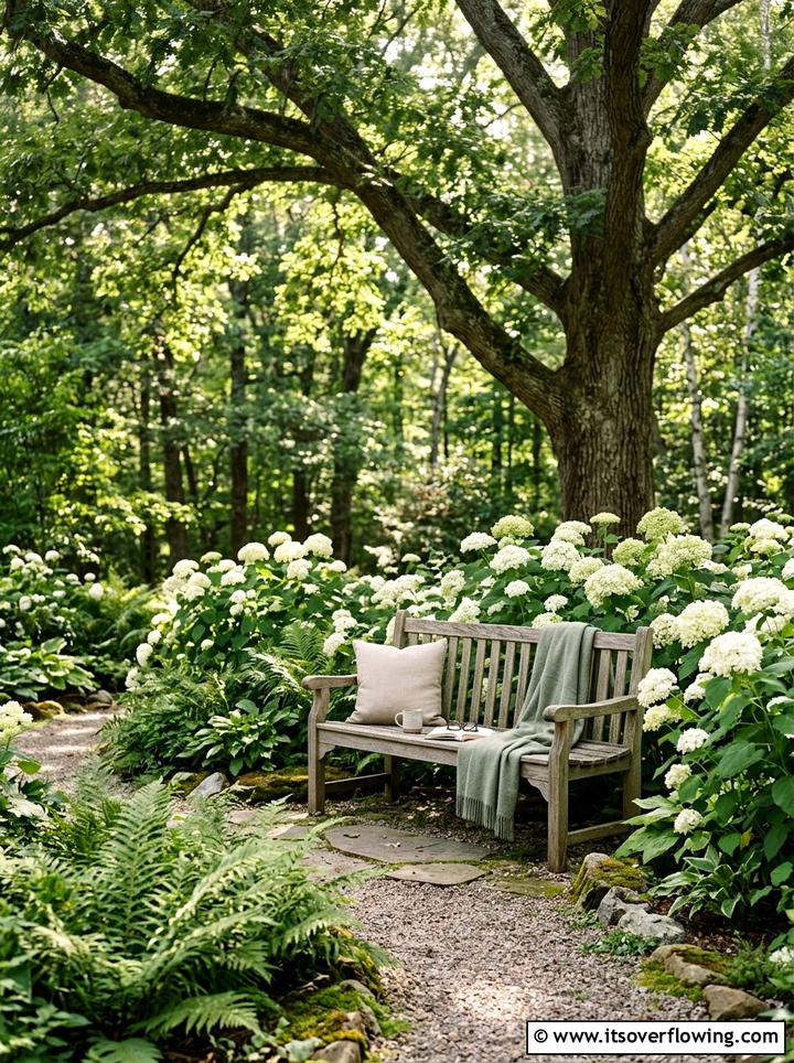 Garden Bench Seating - 25 garden decor ideas with spring decor
