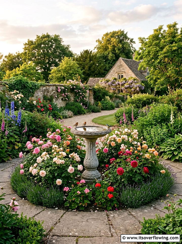 Garden Bird Bath - 25 garden ideas for family gatherings