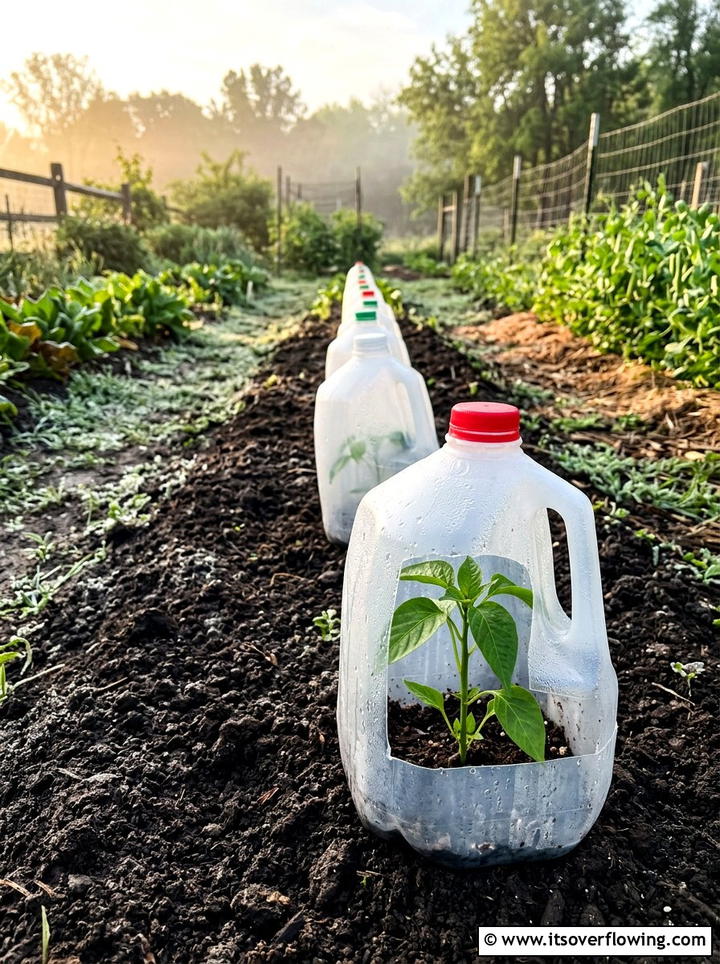 Garden Cloche For Frost - 25 recycled garden ideas with milk jugs