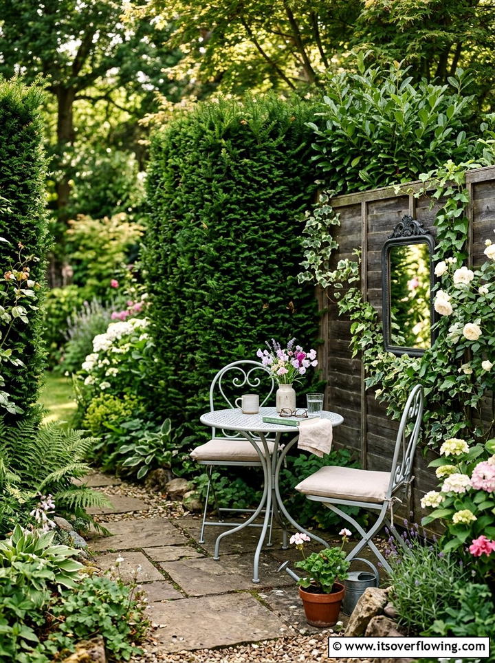Garden Corner Bistro Set - 25 garden decor ideas with bistro sets