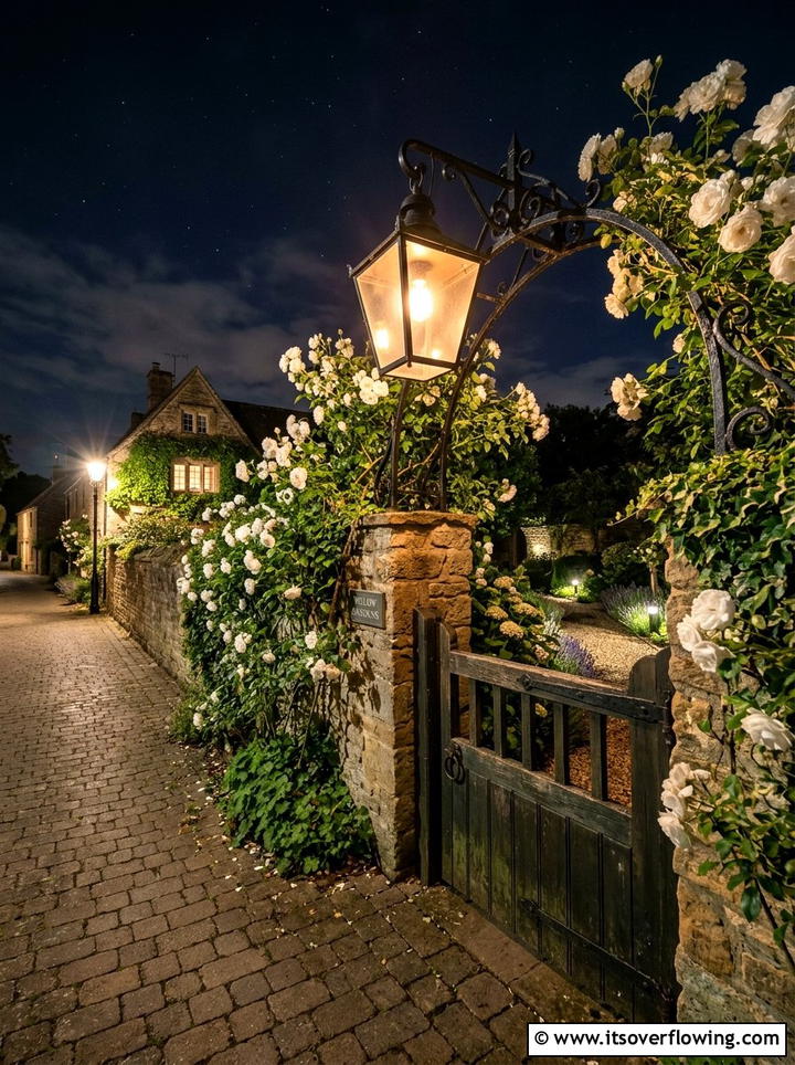 Garden Gate Lantern - 25 garden decor ideas with candles
