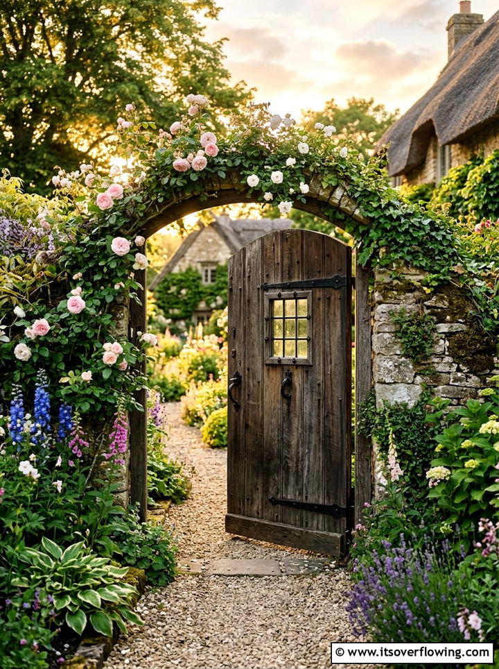 Garden Gate With Window Pane - 25 upcycled garden ideas with old windows