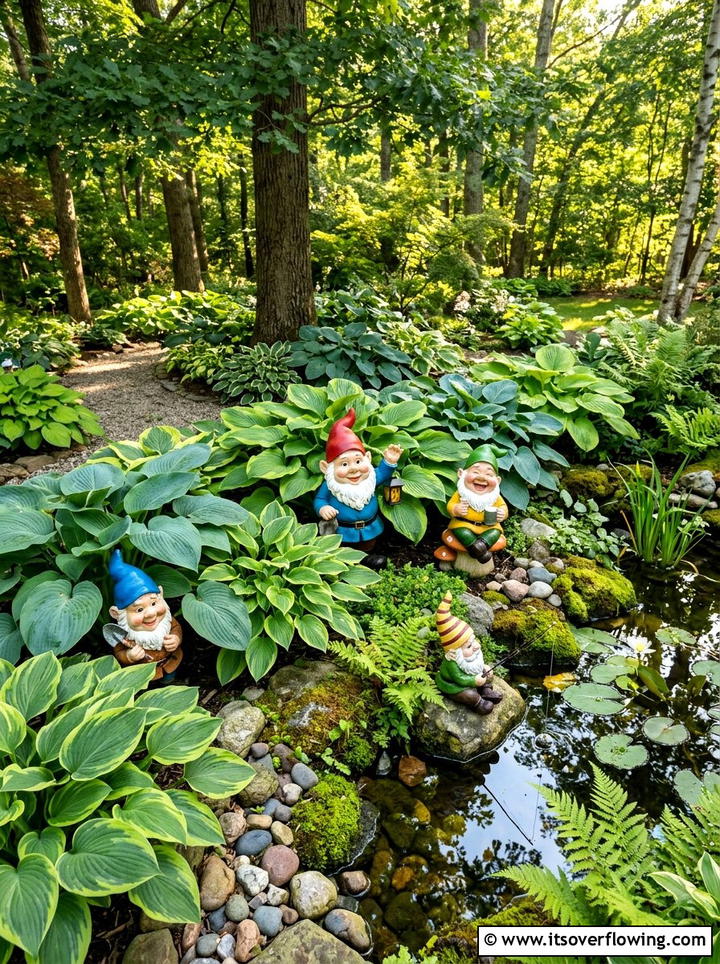 Garden Gnome Statues - 25 garden decor ideas with summer decor