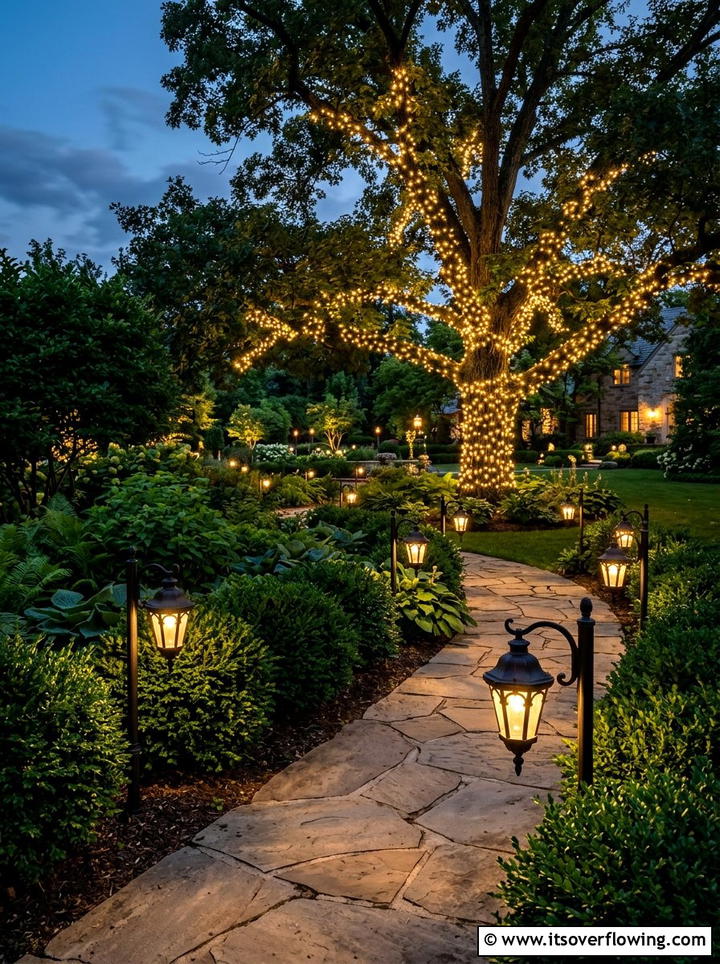 Garden Lighting Setup - 25 garden ideas for spring