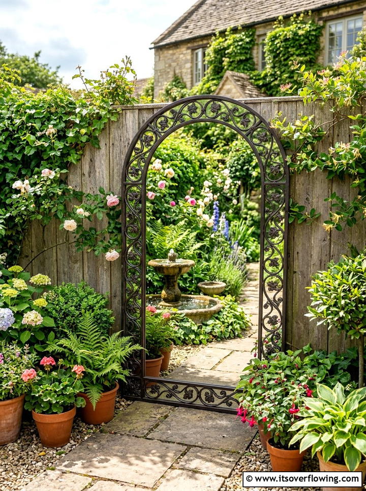 Garden Mirror For Small Spaces - 25 garden decor ideas for renters
