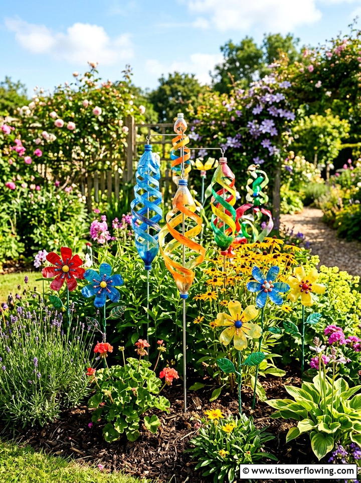 Garden Ornament - 25 upcycled garden ideas with plastic bottles