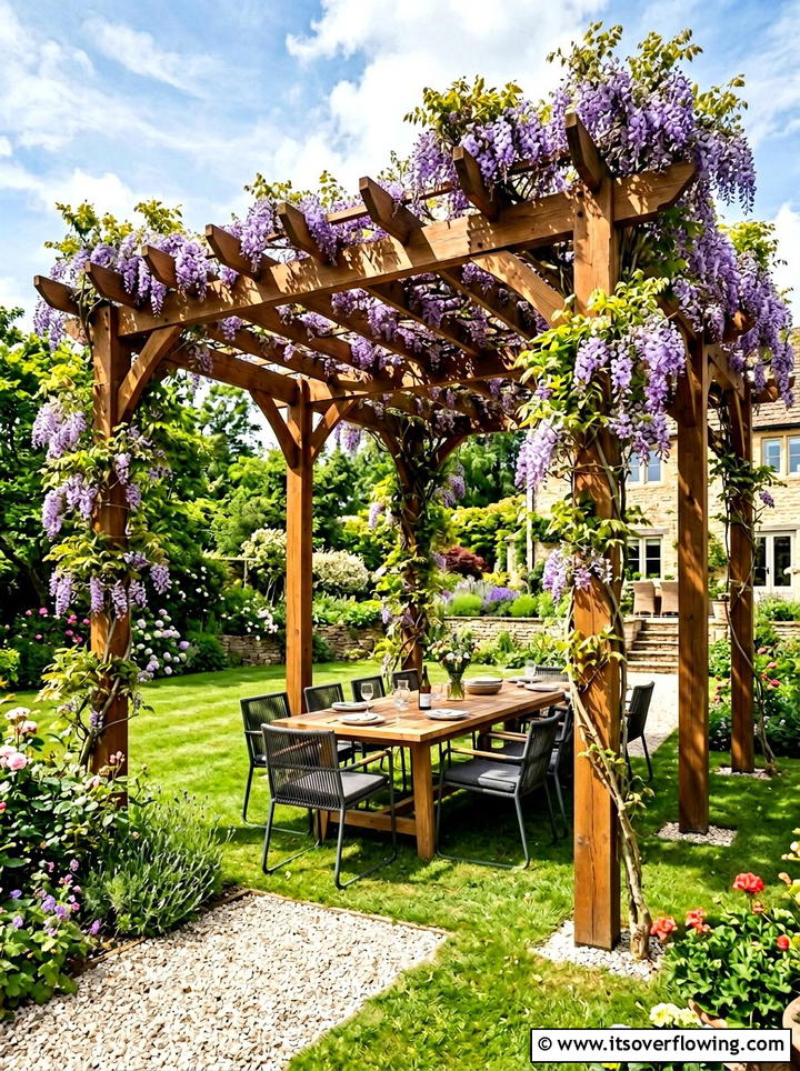 Garden Pergola - 25 garden design ideas with height variation