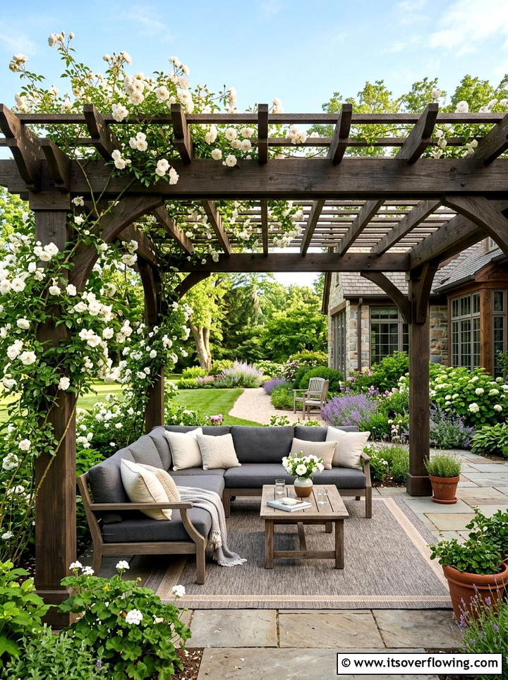 Garden Pergola - 25 garden ideas for family gatherings