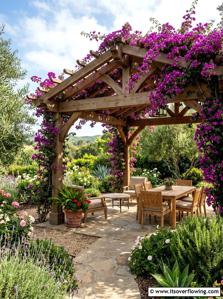 Garden Pergola - 25 garden ideas for hot climate