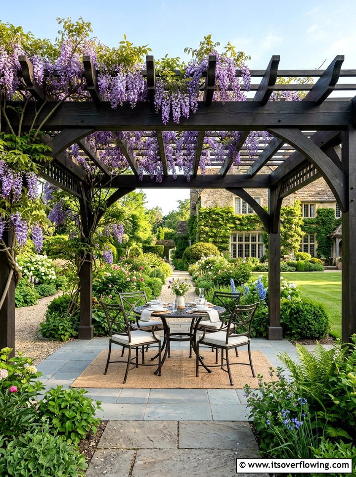 Garden Pergola Structure - 25 small garden ideas for townhouses