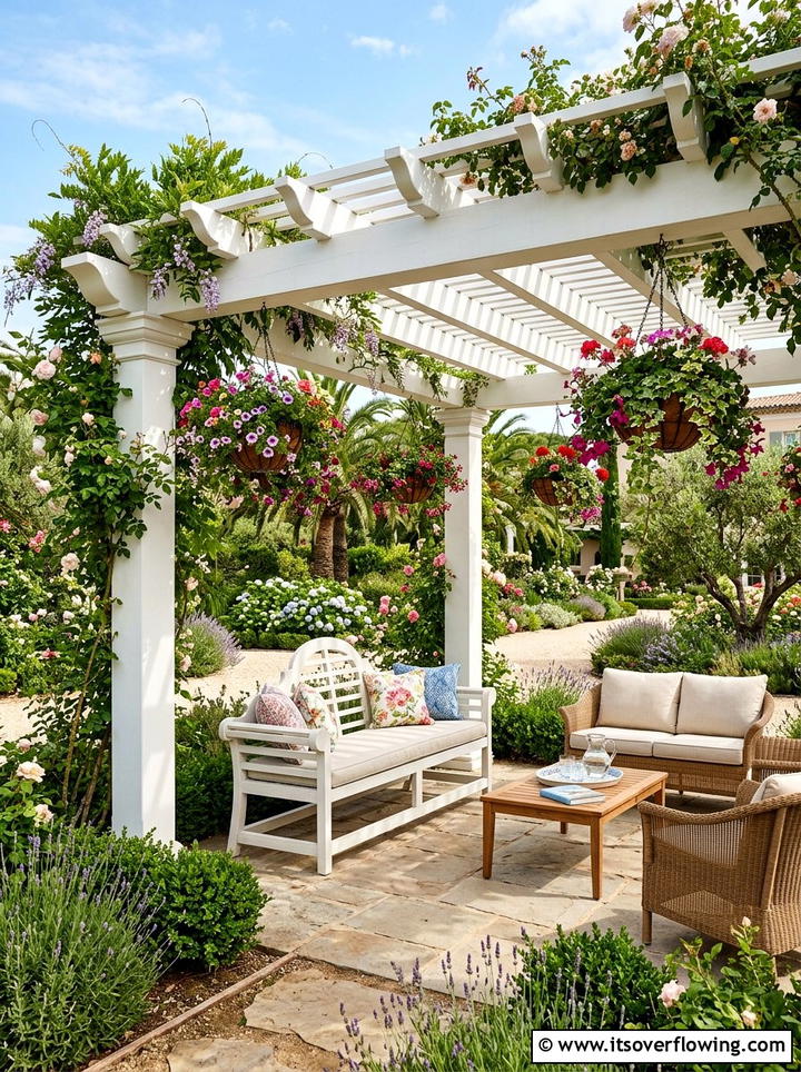 Garden Pergola With Bench - 25 garden decor ideas with benches