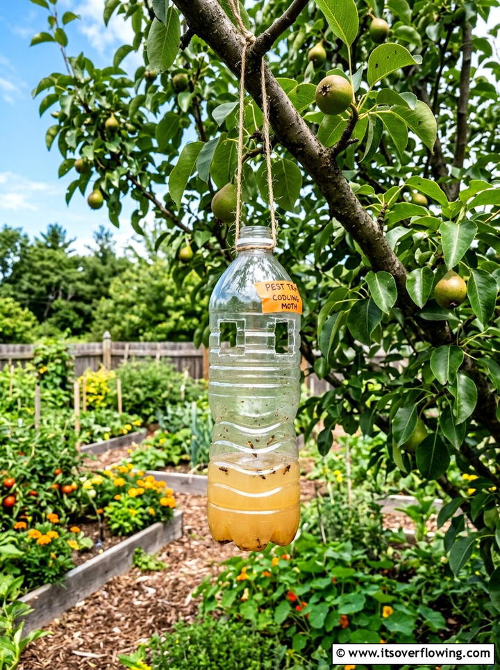 Garden Pest Trap - 25 recycled garden ideas with plastic bottles