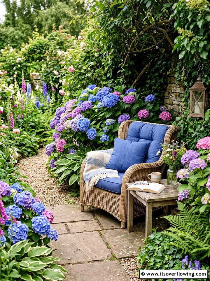 Garden Reading Nook - 25 backyard ideas for relaxing