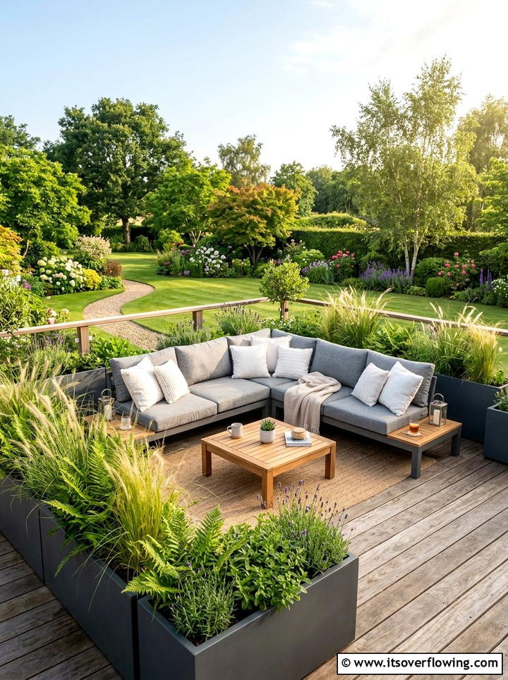 Garden Seating Area - 25 creative garden ideas