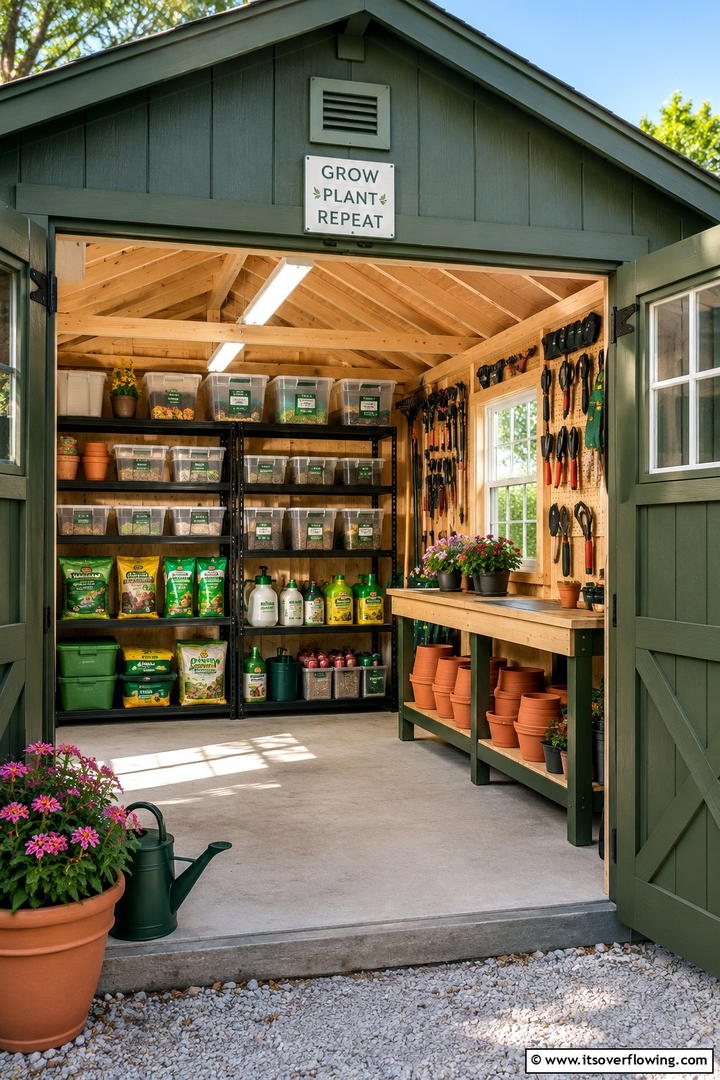Garden Shed Organization - 30 Practical Outdoor Storage Ideas for a Tidy Yard