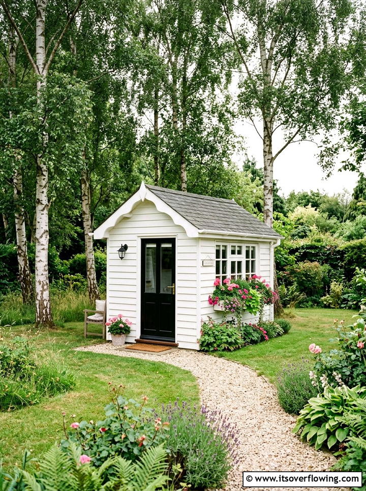 Garden Shed Studio - 25 backyard ideas for flat yards