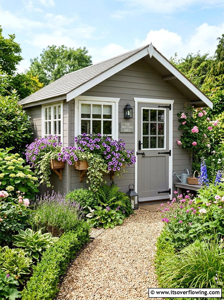 Garden Shed Window Boxes - 25 garden design ideas for farmhouse landscapes