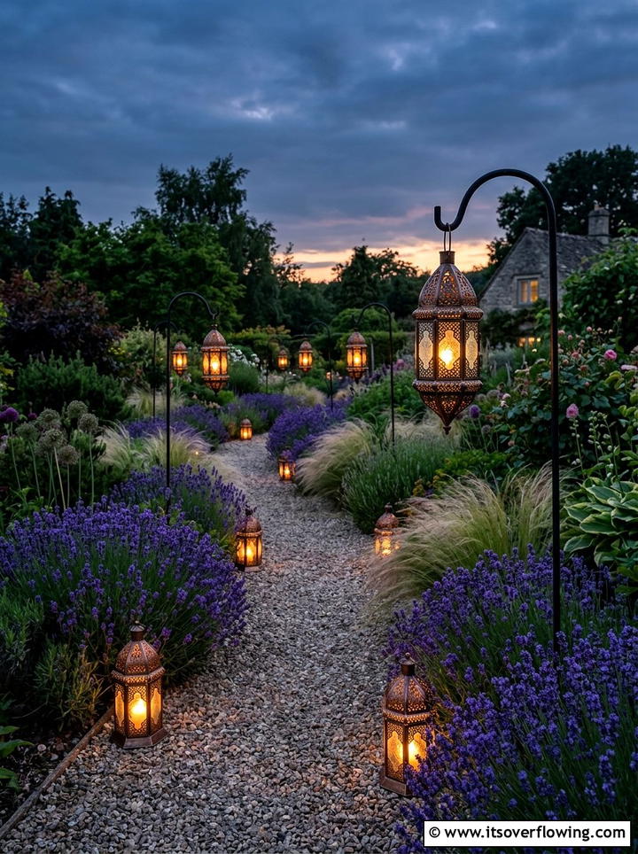 Garden Solar Lanterns - 25 garden decor ideas for cozy evenings