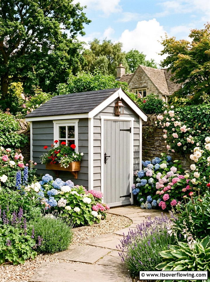 Garden Storage Shed - 25 garden design ideas for suburban backyards
