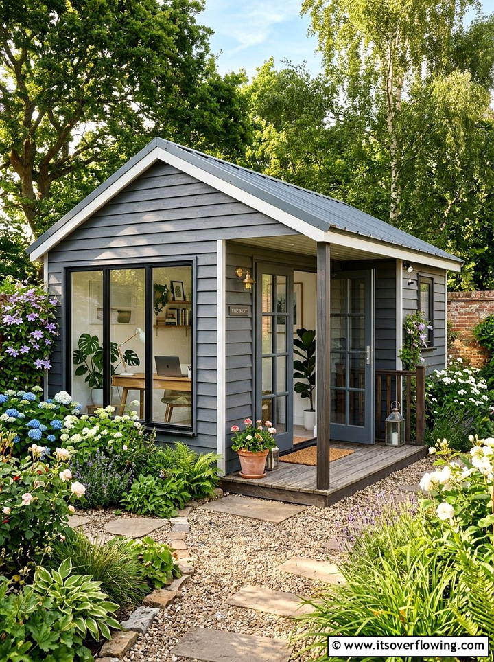 Garden Studio Shed - 25 backyard ideas for large yards