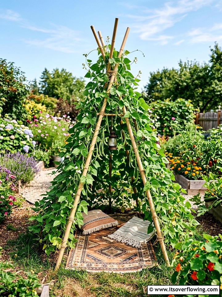 Garden Teepee - 25 garden ideas for kids