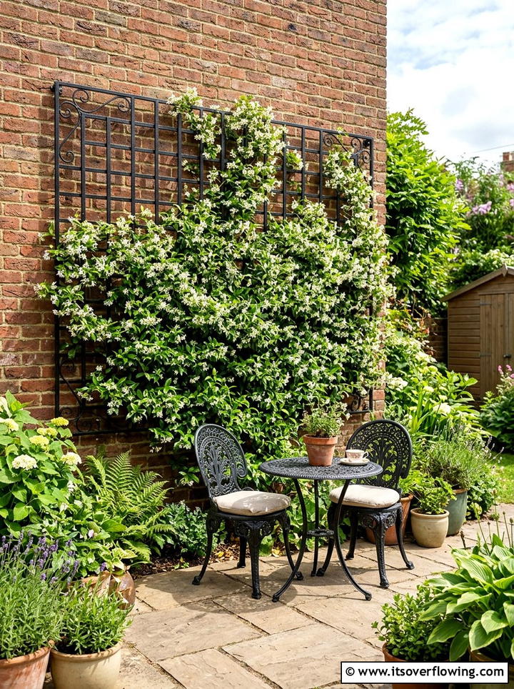 Garden Trellis Wall - 25 garden ideas for spring