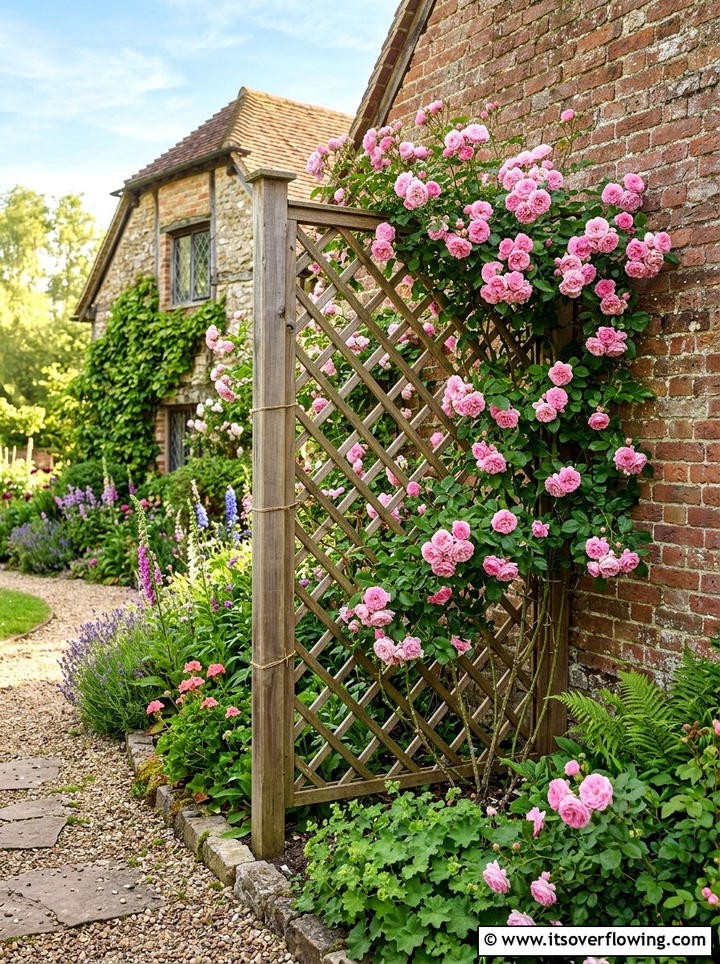 Garden Trellis - 25 backyard ideas on a budget