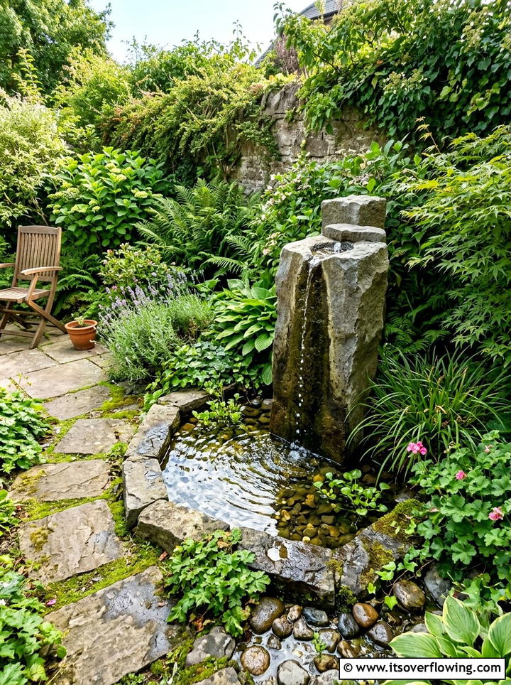 Garden Water Feature - 25 unique garden ideas