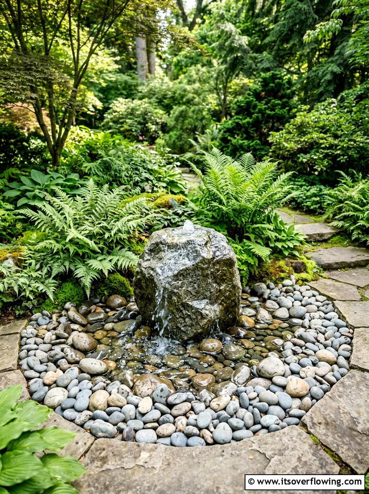 Garden Water Feature - 25 backyard ideas for spring makeovers